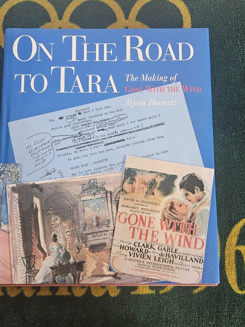 On The Road to Tara Decorative Coffee Table Book - Blue